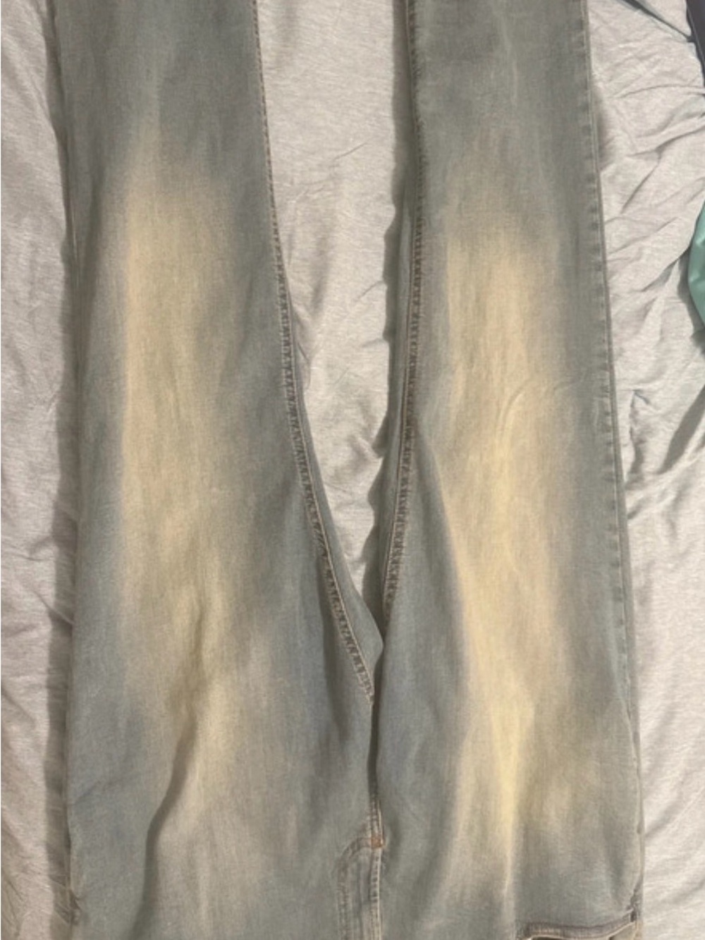 American Rag Men’s Light Blue Faded Flare Jeans